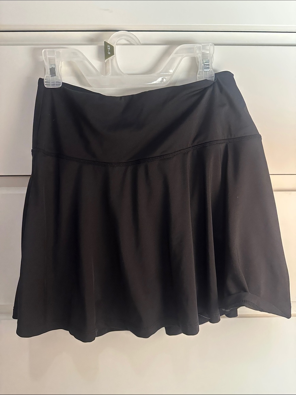 Black Women's Athletic Skirt with Flared Silhouette